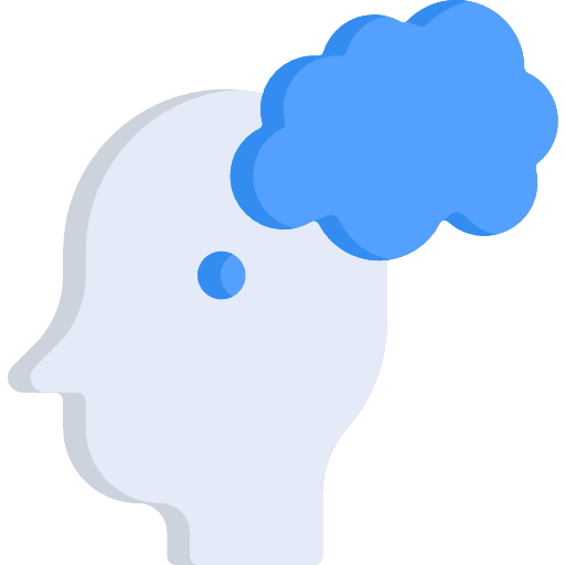 Thinking communications thinking communication icon