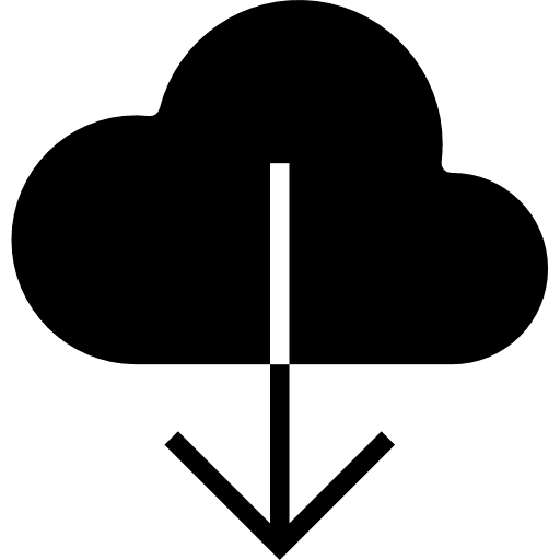 Download interface arrows download icon