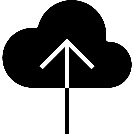 Upload data upload storage icon