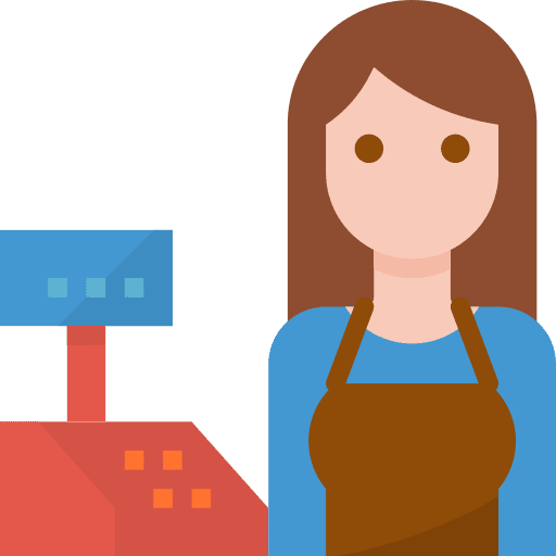 Cash register payment commerce and shopping cash register icon