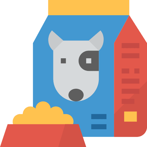 Pet food food and restaurant bone pet icon