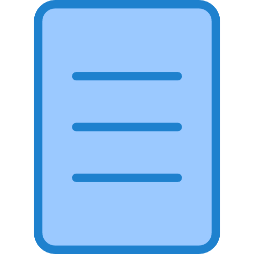 Document archive interface file icon