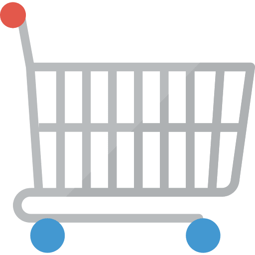 Shopping cart commerce and shopping market shopping cart icon