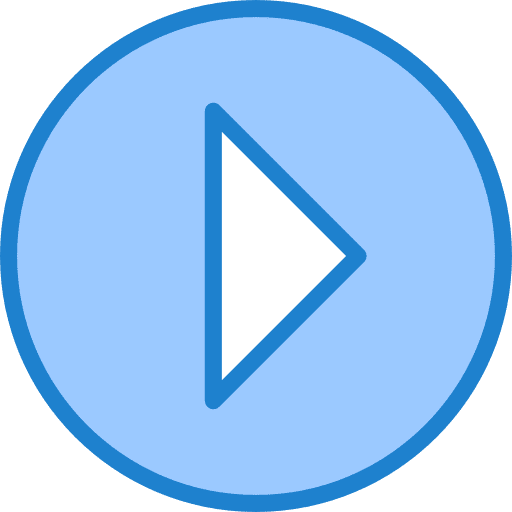 Play arrows video player multimedia icon