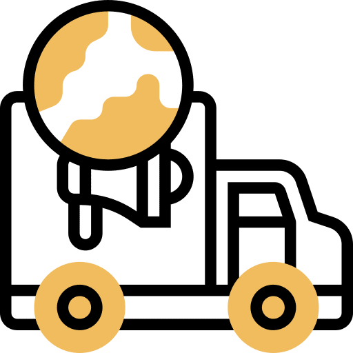 Advertising worldwide transport communications icon