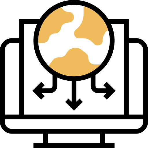 Globe grid world ui interface icon