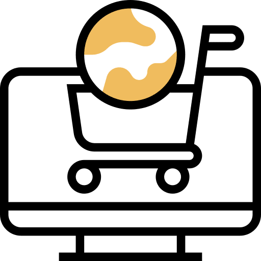 Online marketing online shopping ui online marketing icon