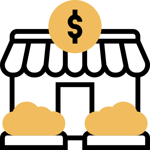 Store commercial buildings business icon