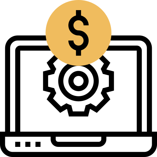 System gears electronics money icon