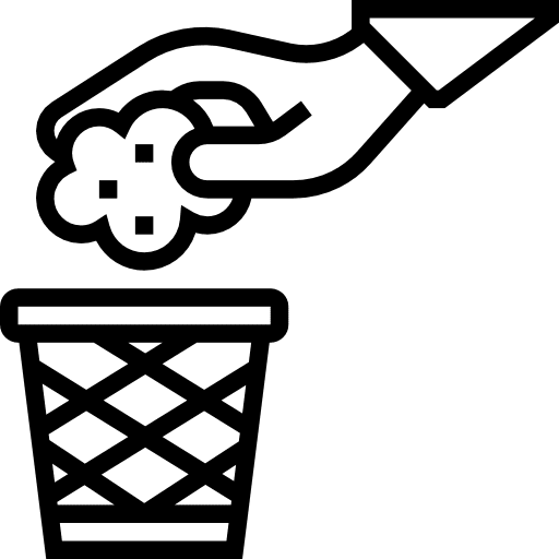 Littering trash litter littering icon