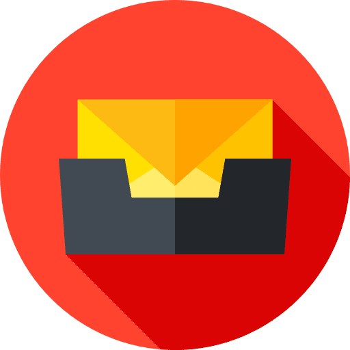 Black back communications closed icon