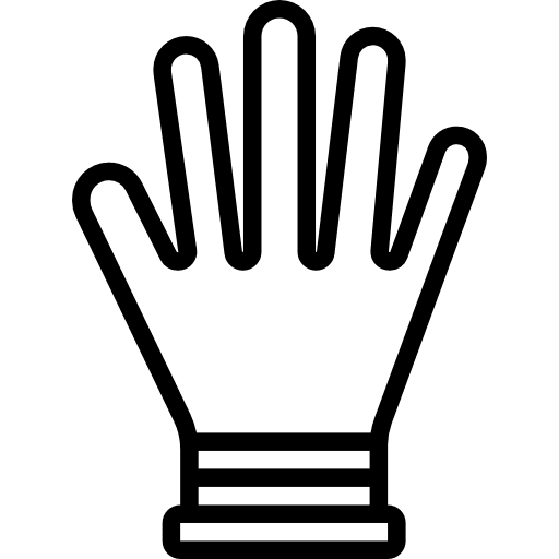 Gloves equipment glove security icon