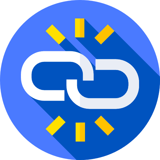 Link link interface broken link icon