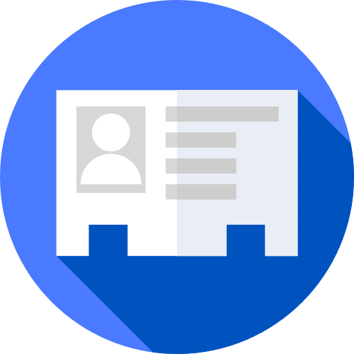 Profile resume profile portfolio icon