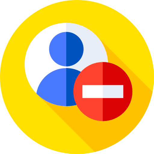 Contact interface contact sign icon