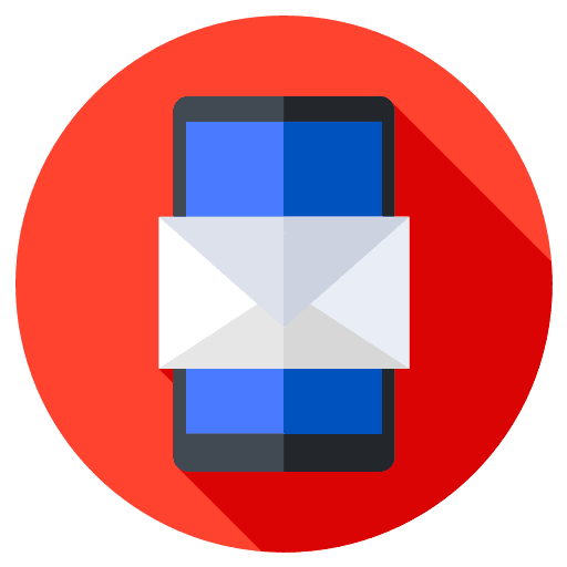 Email technology electronics texting icon