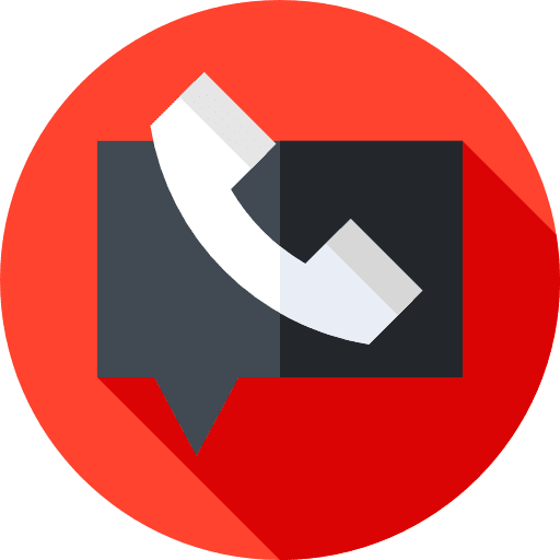 Chat telephone conversation speech bubble icon