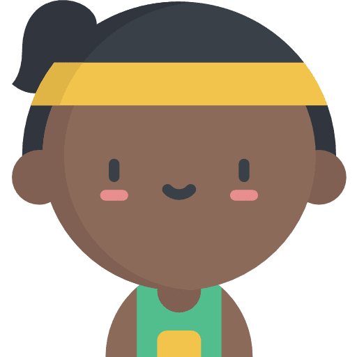 Athlete black person athlete uniform icon