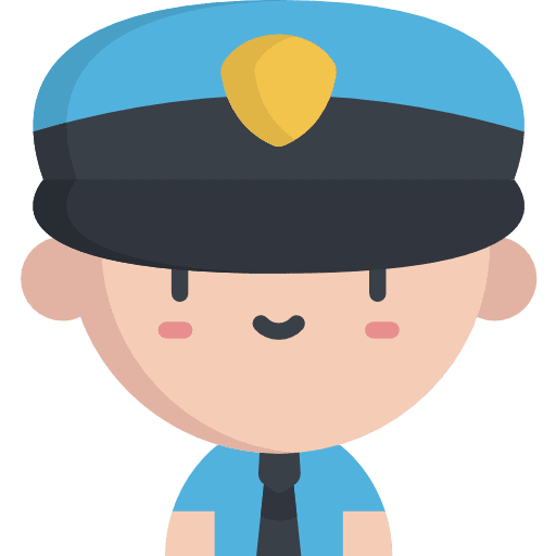 Police profile job police icon