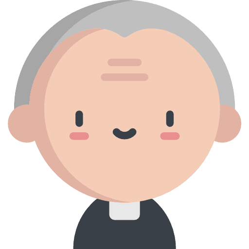 Priest smile user avatar icon