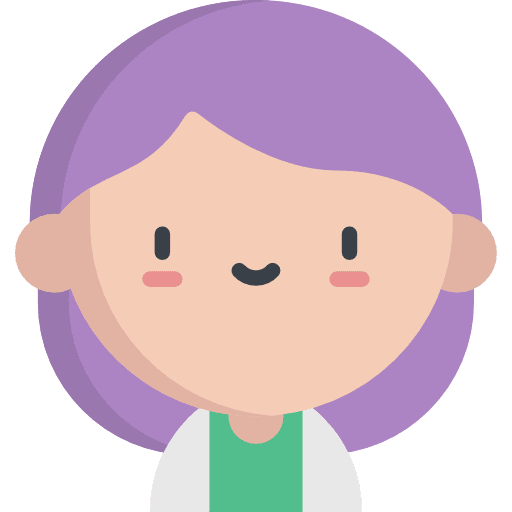 Veterinary avatar worker smile icon