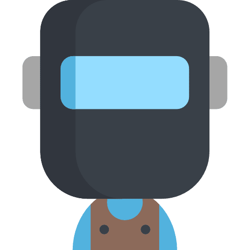 Welder security avatar profession icon