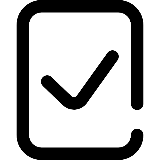 Check mark archives check completion icon