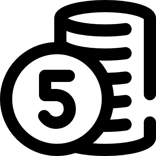 Coin cash business currency icon