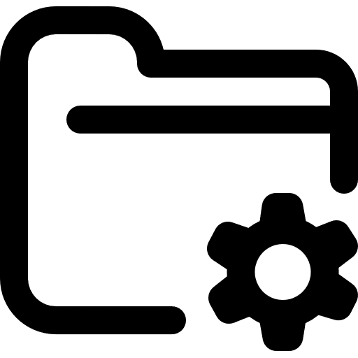 Folder ui data folder icon