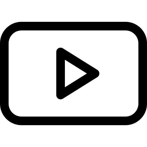 Youtube logotype social media brand icon