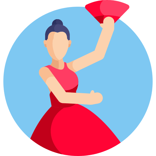 Flamenco flamenco music people icon