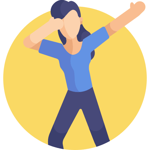 Dab people peple art and design icon