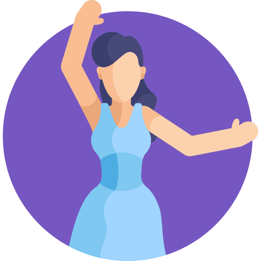 Salsa music dance peple icon