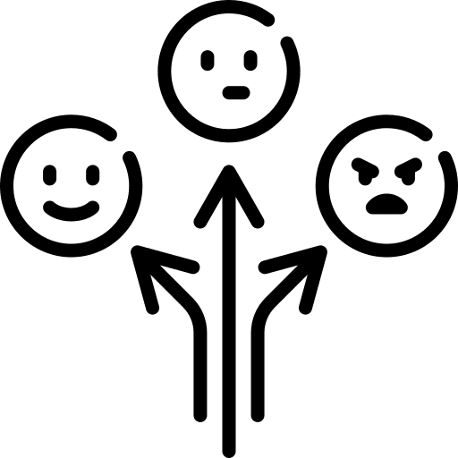 Choice annoyed feelings miscellaneous icon