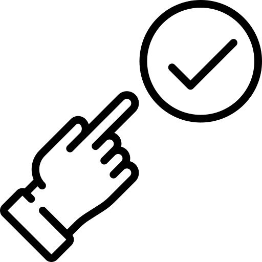 Decree hands convenient gestures icon