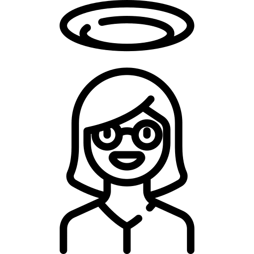 Good person avatar happy feelings icon