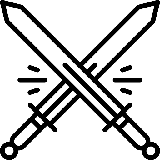 Swords swords weapons fight icon