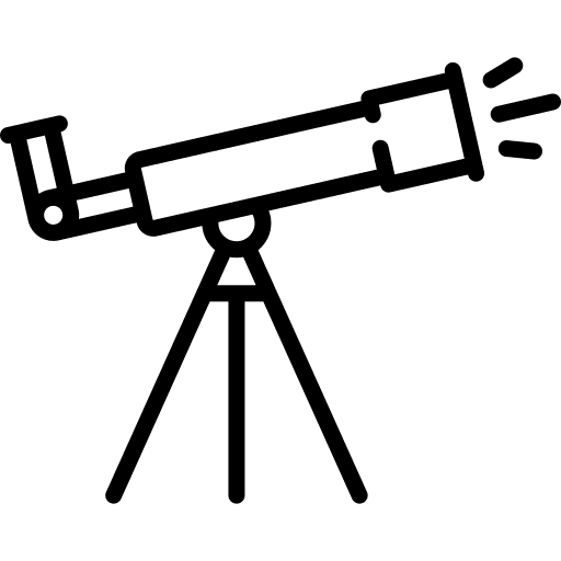 Telescope astronomy telescope observation icon