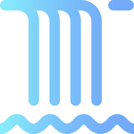Waterfall landscape water waterfalls icon