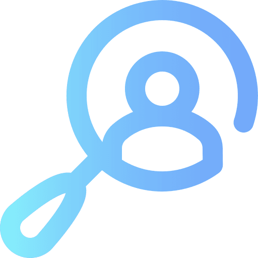 Human resources networking hiring ui icon