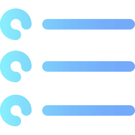 List bullet point ui order icon