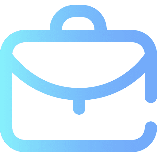 Suitcase bag business briefcase icon