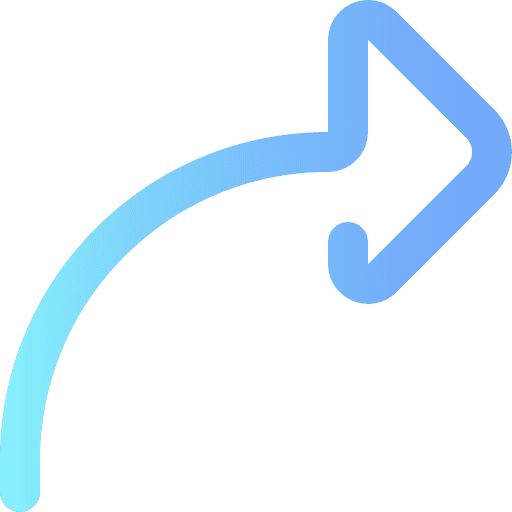 Curve arrow curve arrow arrows skip icon