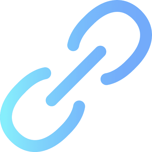 Link tools and utensils connection link icon