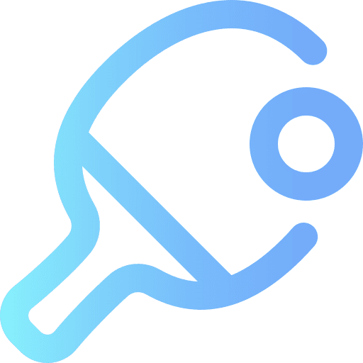 Ping pong sports and competition sports ball icon