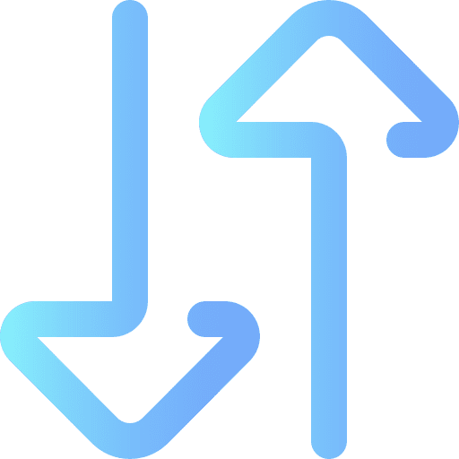 Sort orientation switch arrows icon