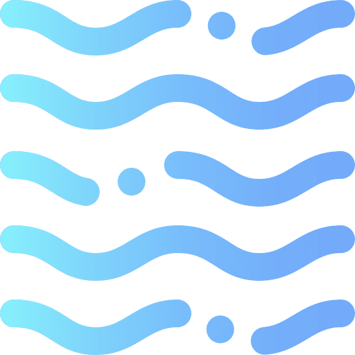 Wind sea wavy water icon