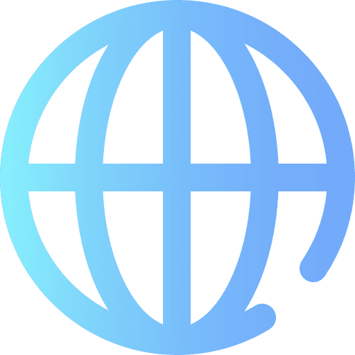 Worldwide multimedia maps and location communications icon