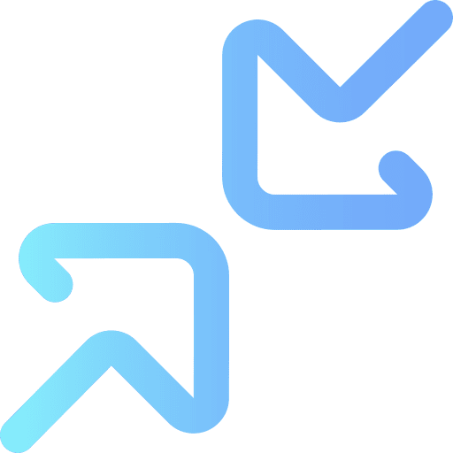 Compress compress orientation direction icon