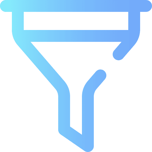 Filter tool funnel tools and utensils icon